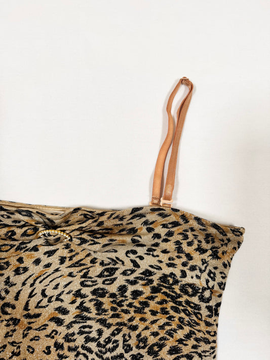 Glitter Leopard Cami
