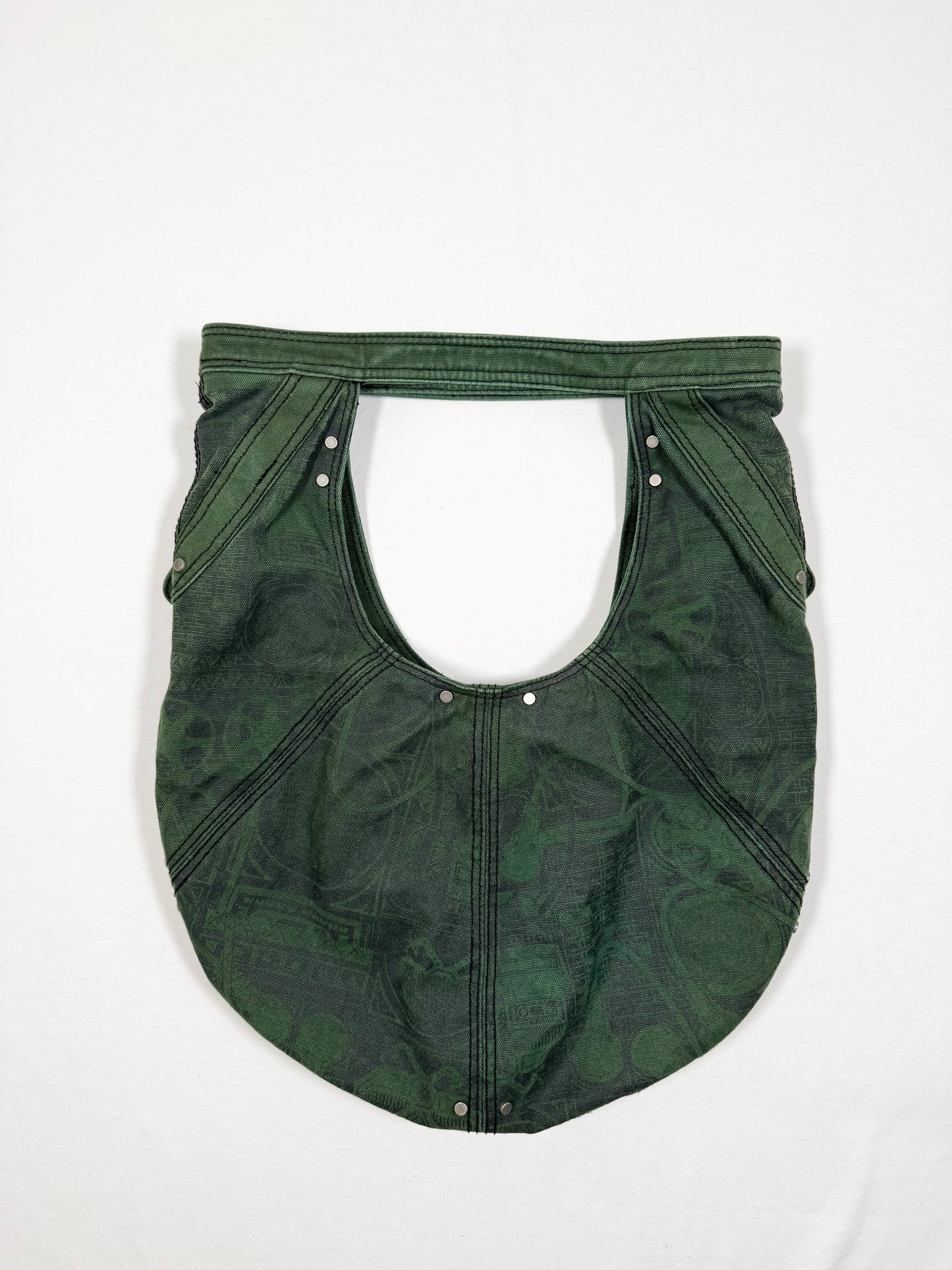 Diesel Green Graphic Shoulder Bag