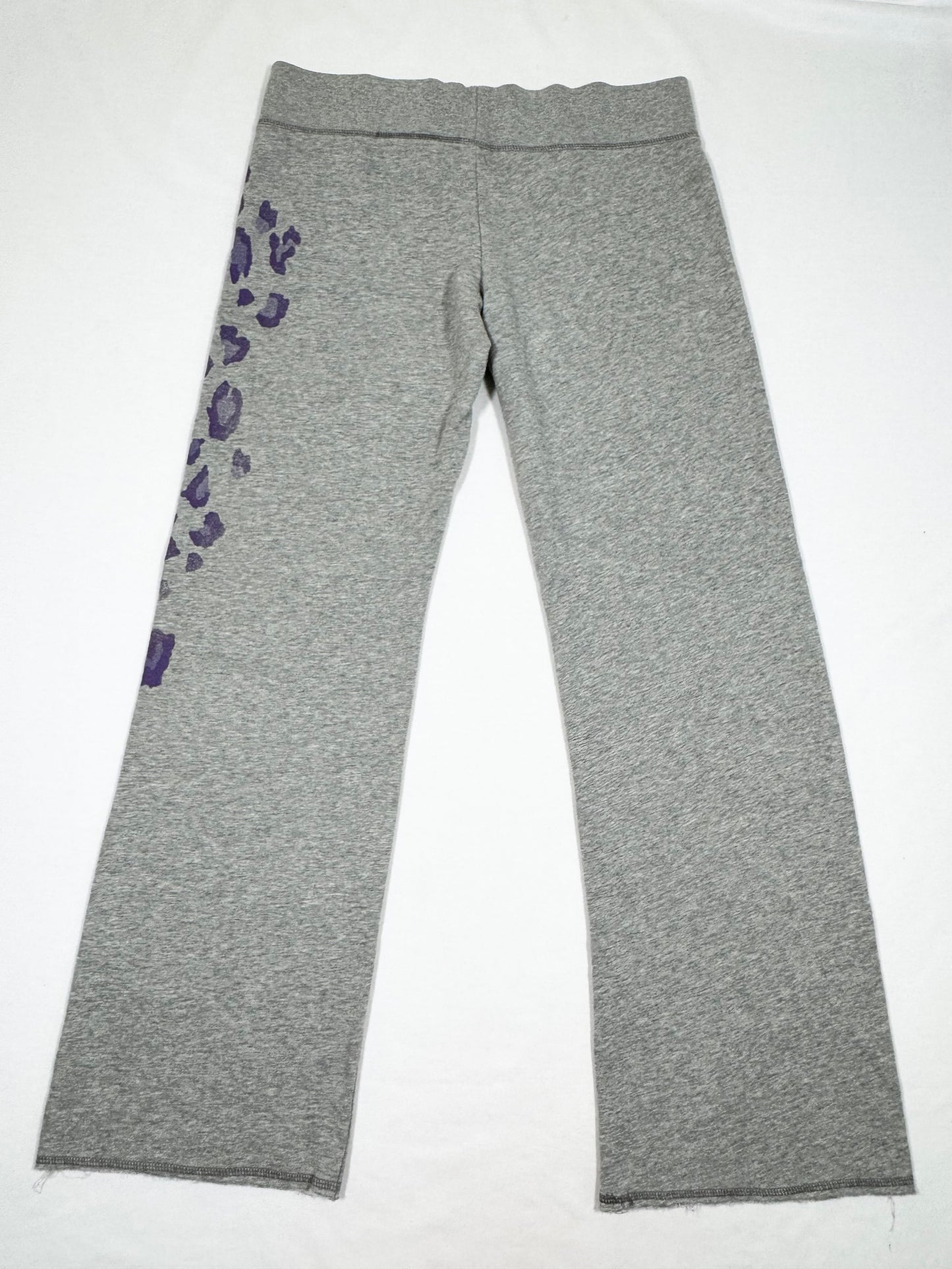 PINK Leopard Wide Leg Trackpants ♡ Size L