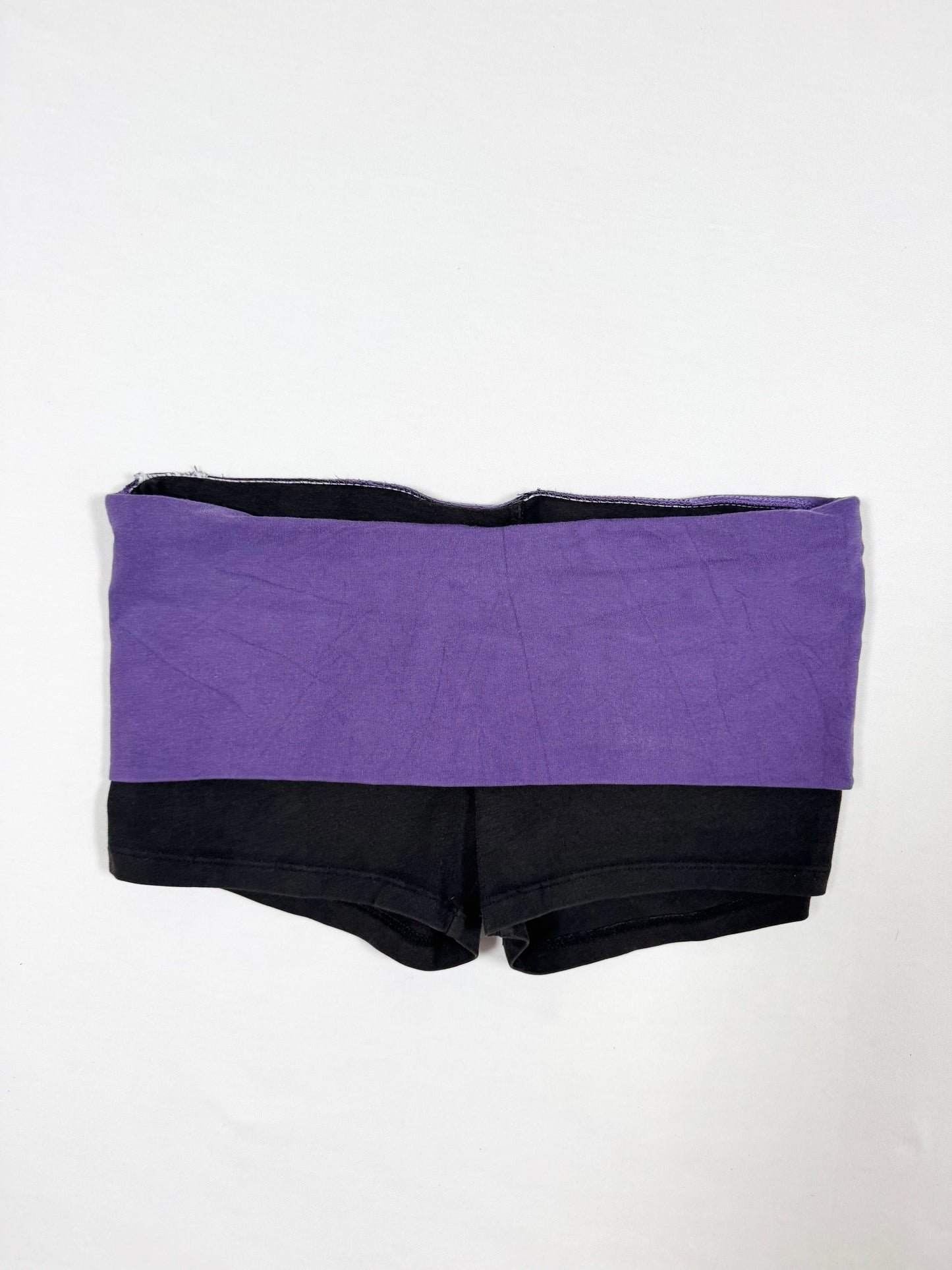 PINK Purple Fold Over Shorts ♡ Size S
