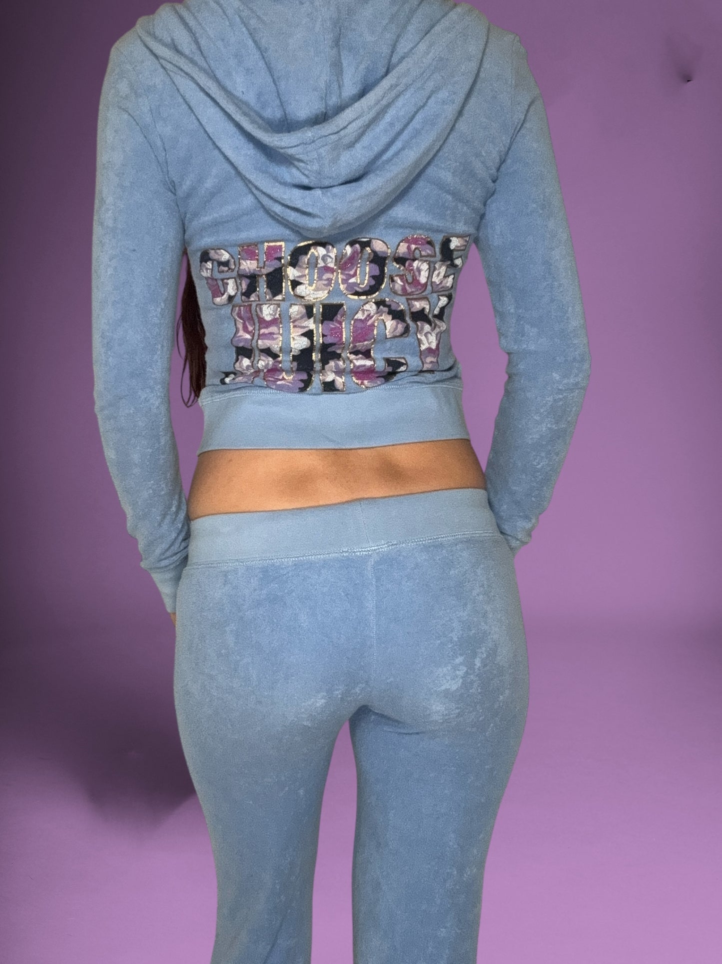 Juicy Couture Blue Towelling Tracksuit ♡ Size XS/S