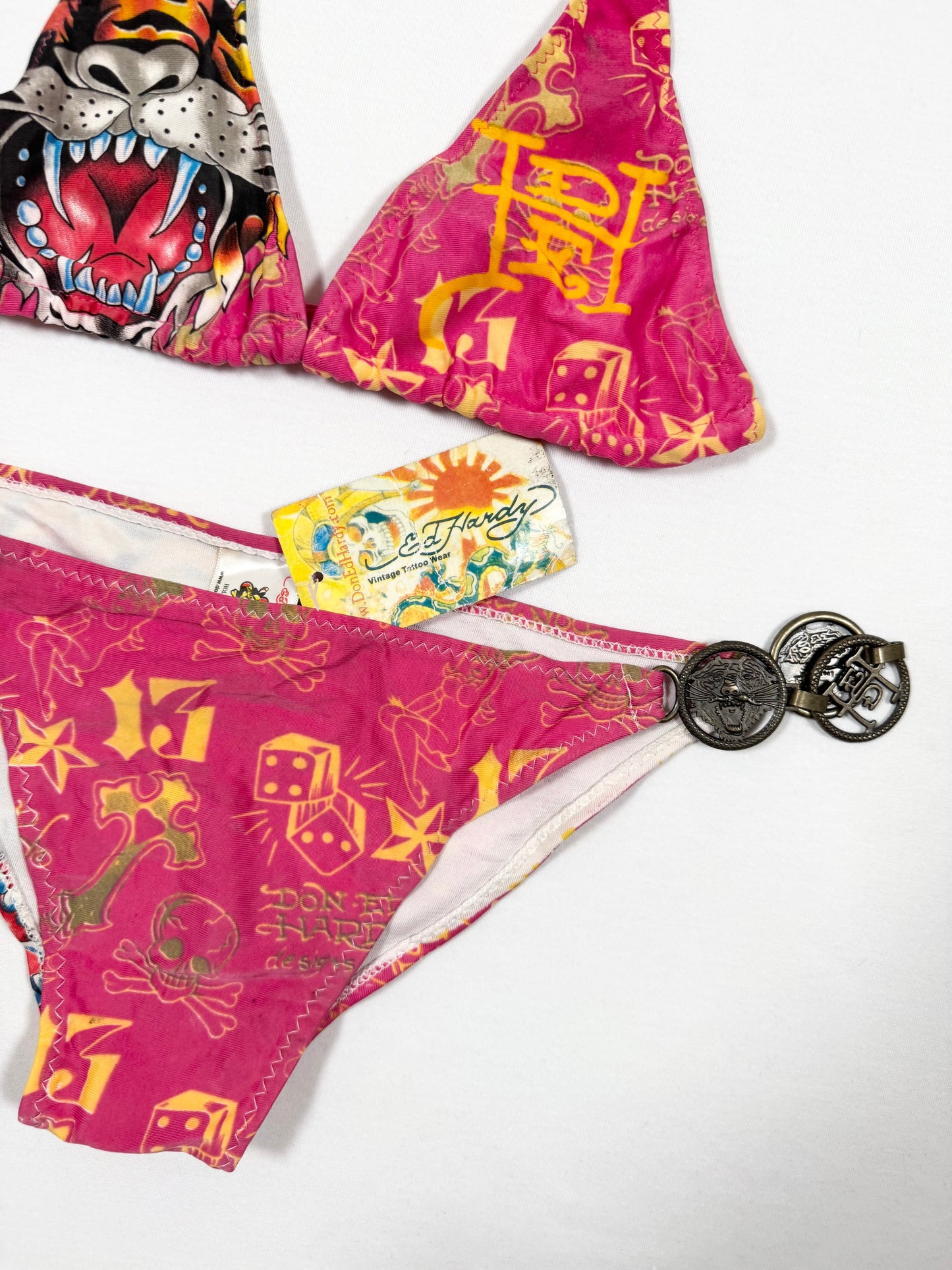 Ed Hardy Pink Chain Bikini