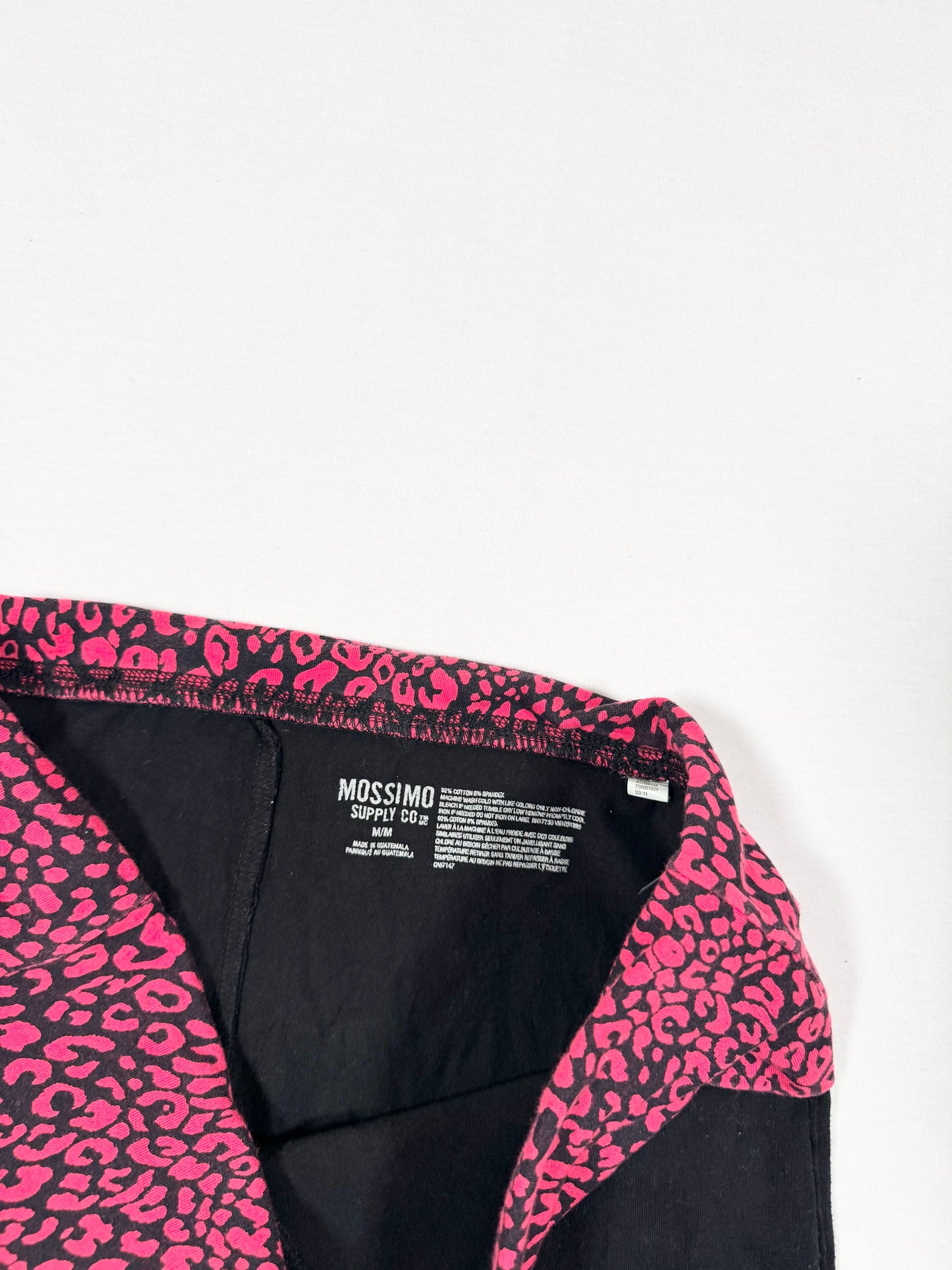 Leopard Fold Over Flared Leggings