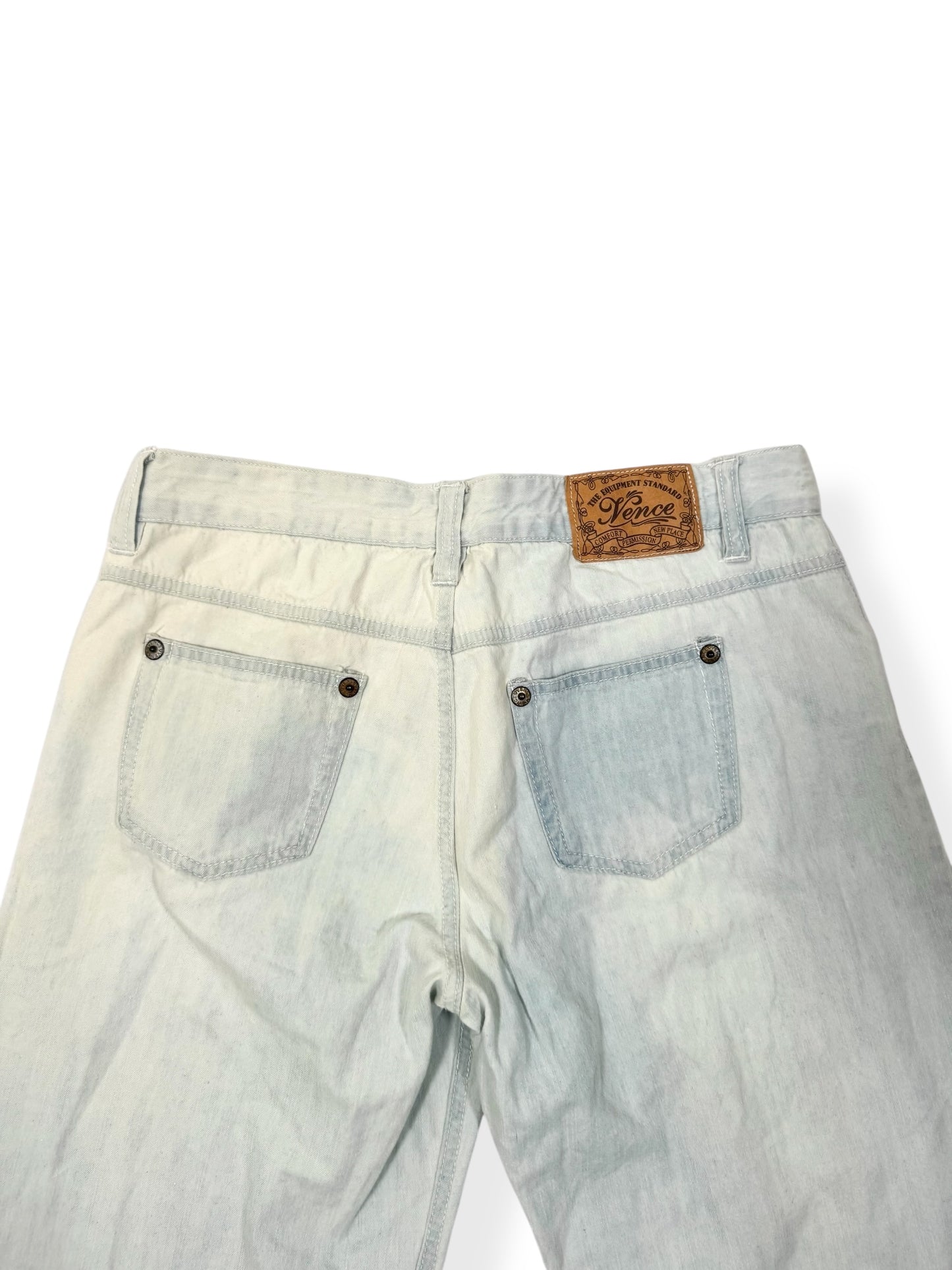 Vence Wide Leg Light Wash Jeans