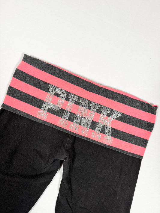 PINK By Victorias Secret Fold Over 3/4 Leggings