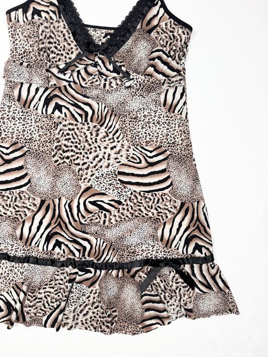 Animal Print Dress ♡ Size S/M