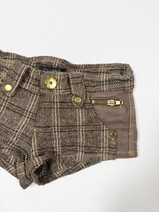 Tweed Mini Shorts