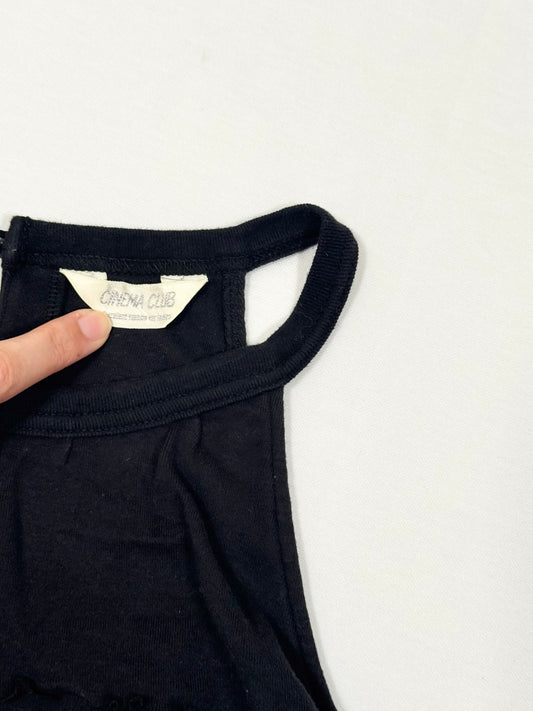 Cinema Club Black Tiered Cami