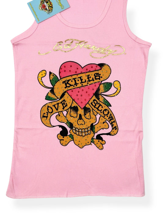 Pink Ed Hardy Tank