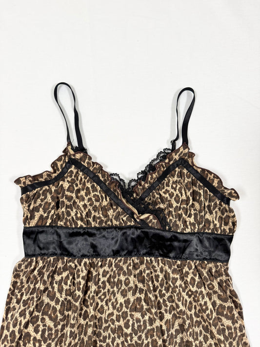 Leopard Bubble Mini Dress