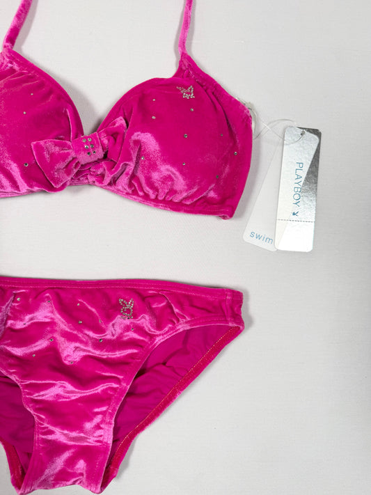 Playboy Pink Velour Bikini