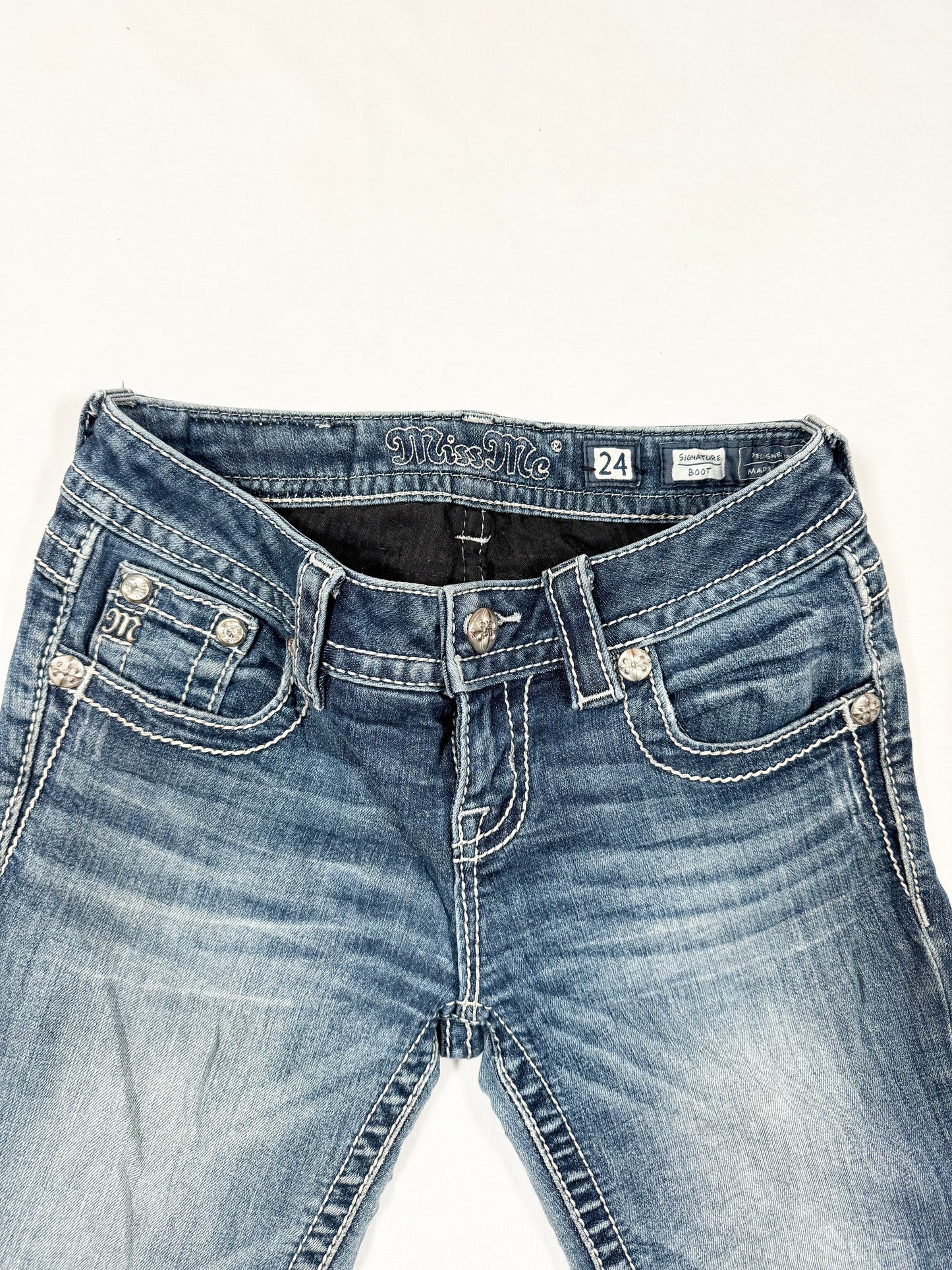 Miss Me Wing Flared Jeans