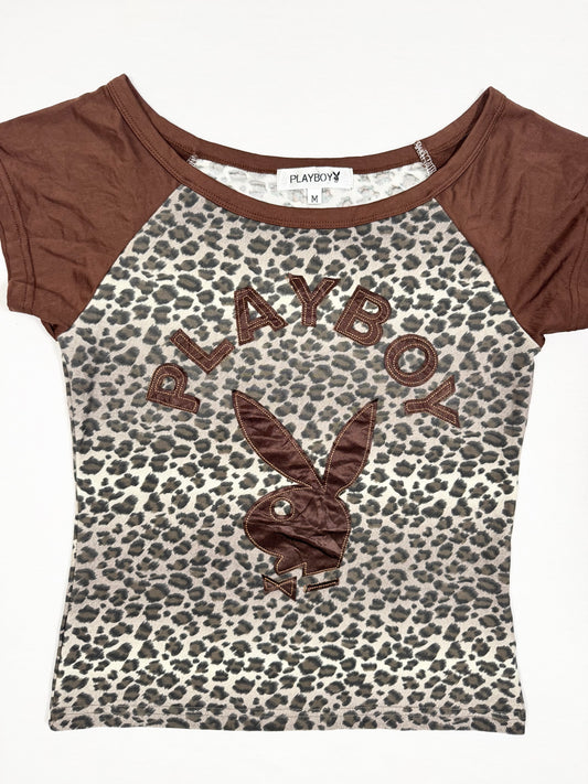 Playboy Leopard Tee ♡ Size S