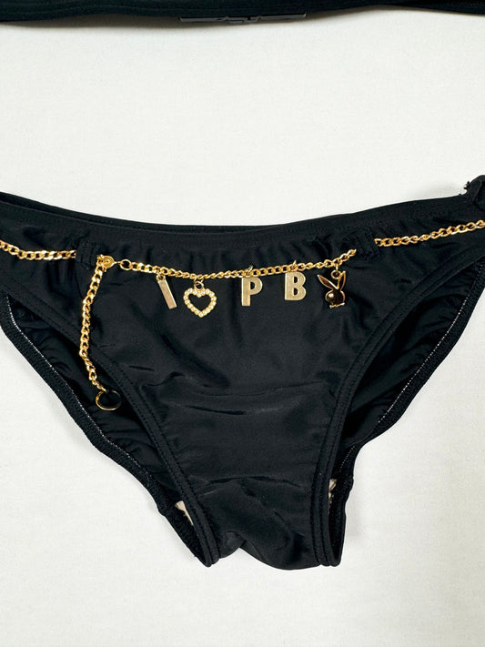 Playboy Chain Charm Bikini