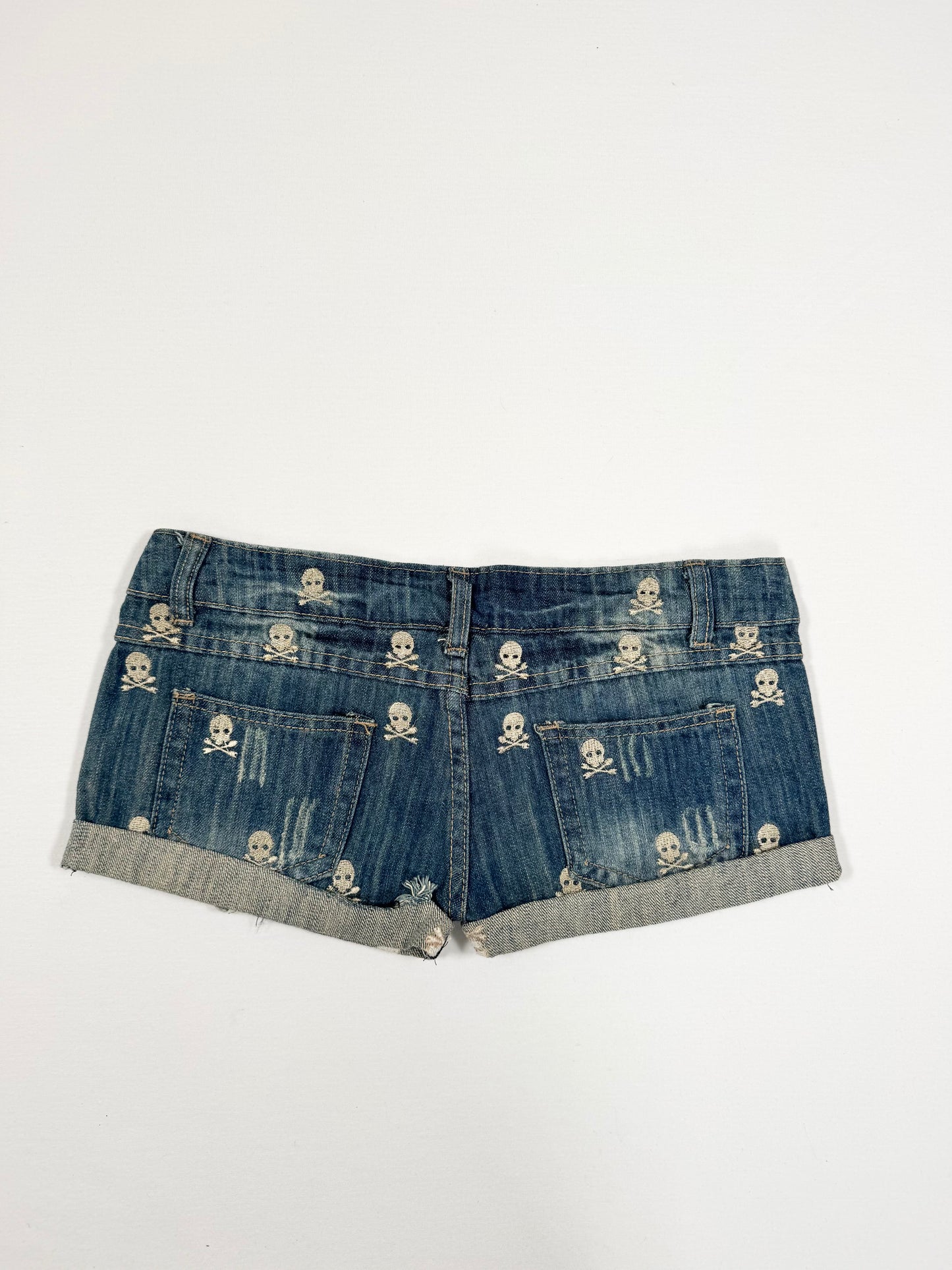 Skull Mini Shorts ♡ S