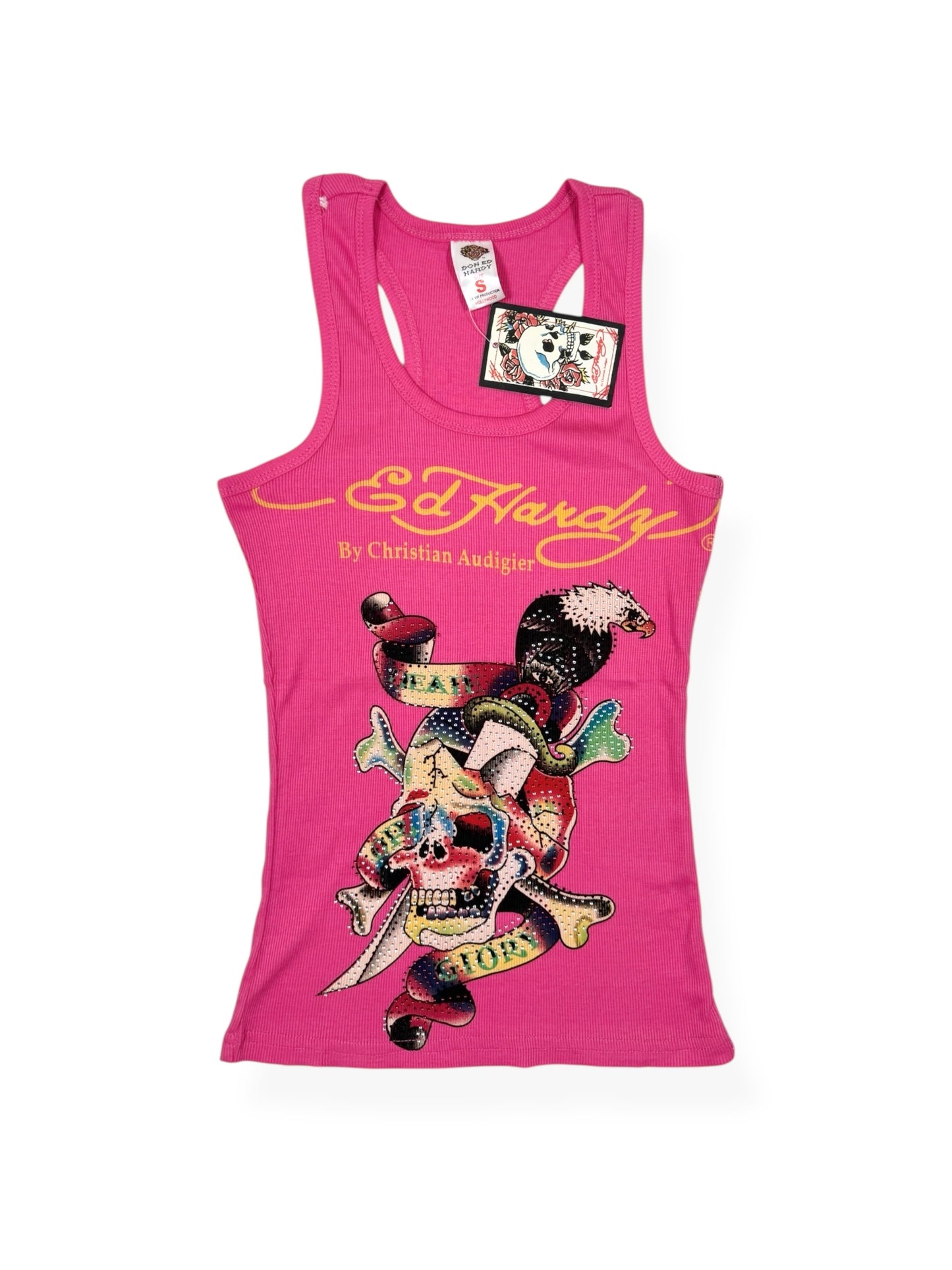 Hot Pink Ed Hardy Tank