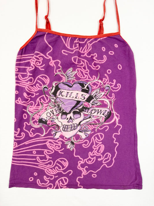 Purple Ed Hardy Cami ♡ L