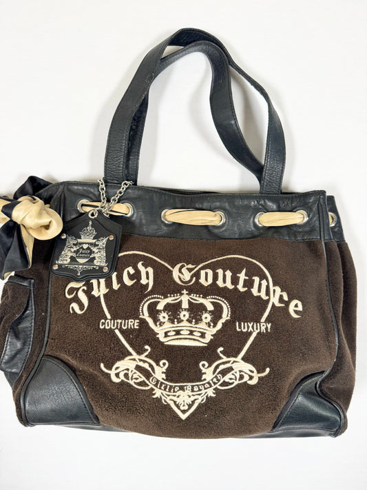 Juicy Couture Brown Towelling Daydreamer
