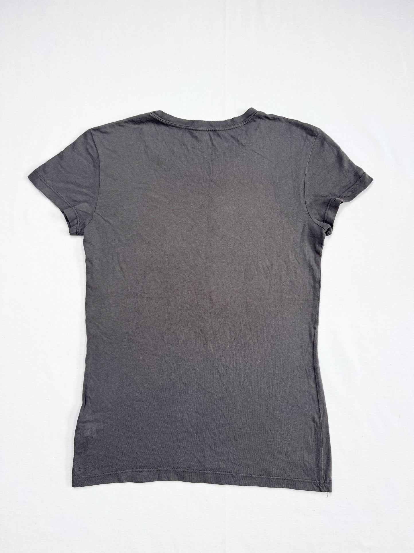 Grey & Pink Skull Tee ♡ M