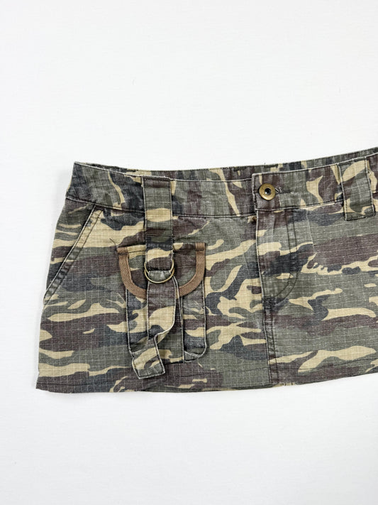 Camo Micro Skirt ♡ XS