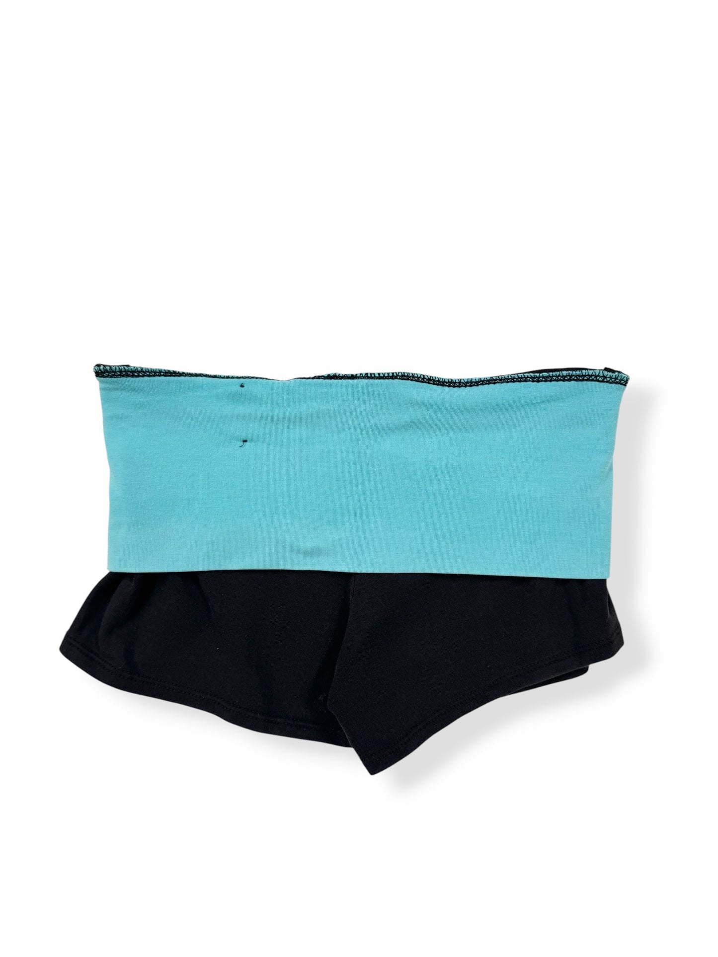 Aero Blue Fold Over Shorts ♡ XS