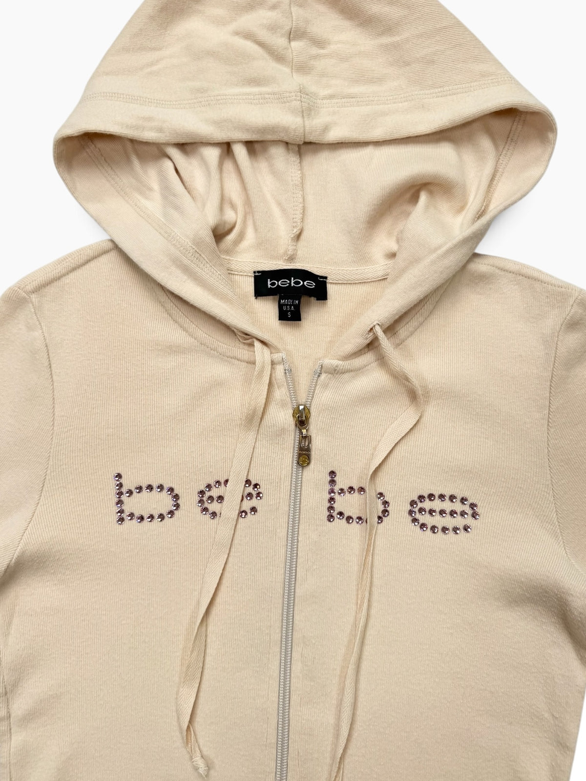 Bebe Beige Capri Tracksuit Set ♡ S