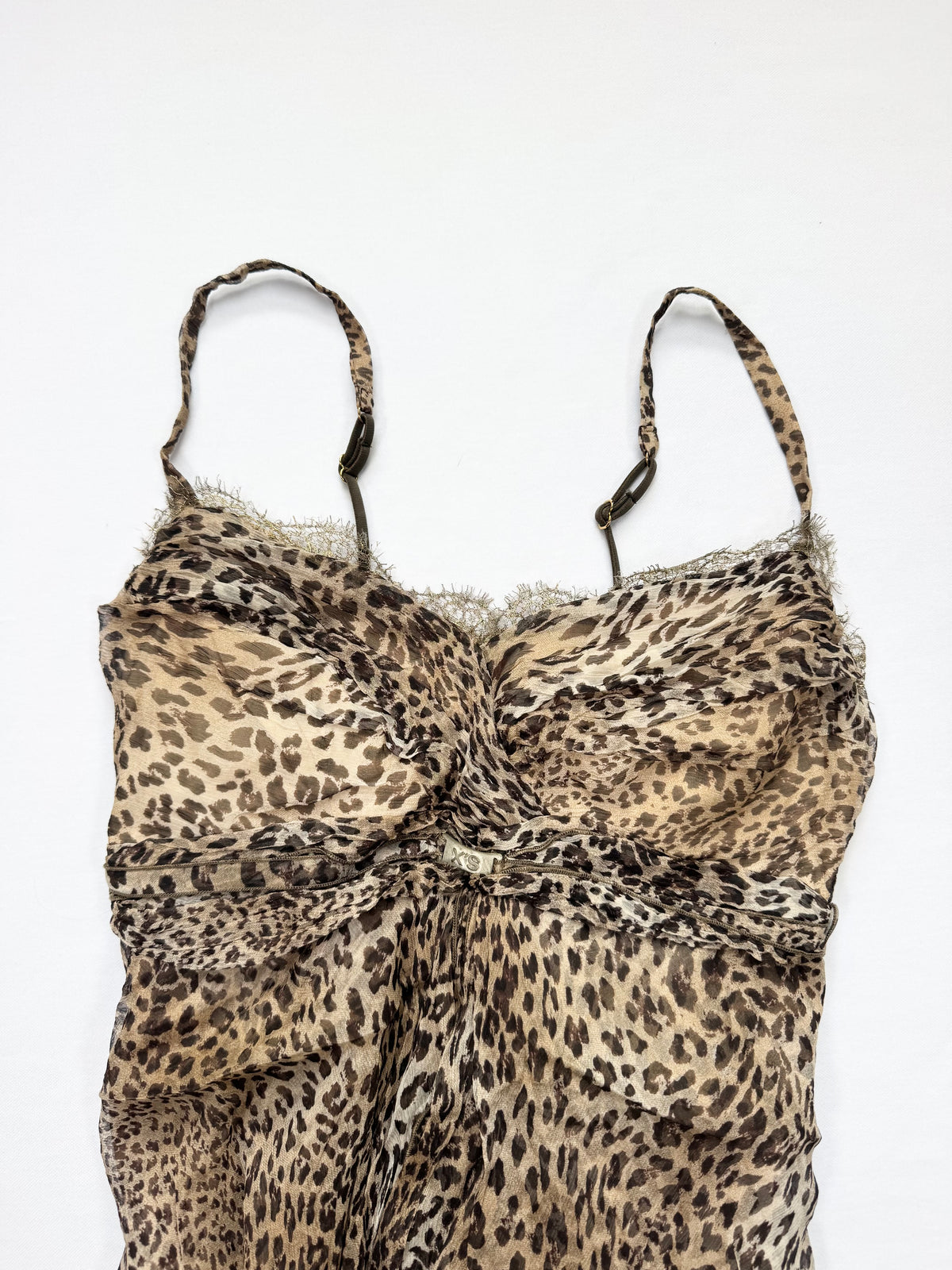 Silk Leopard Mini Dress ♡ S/M