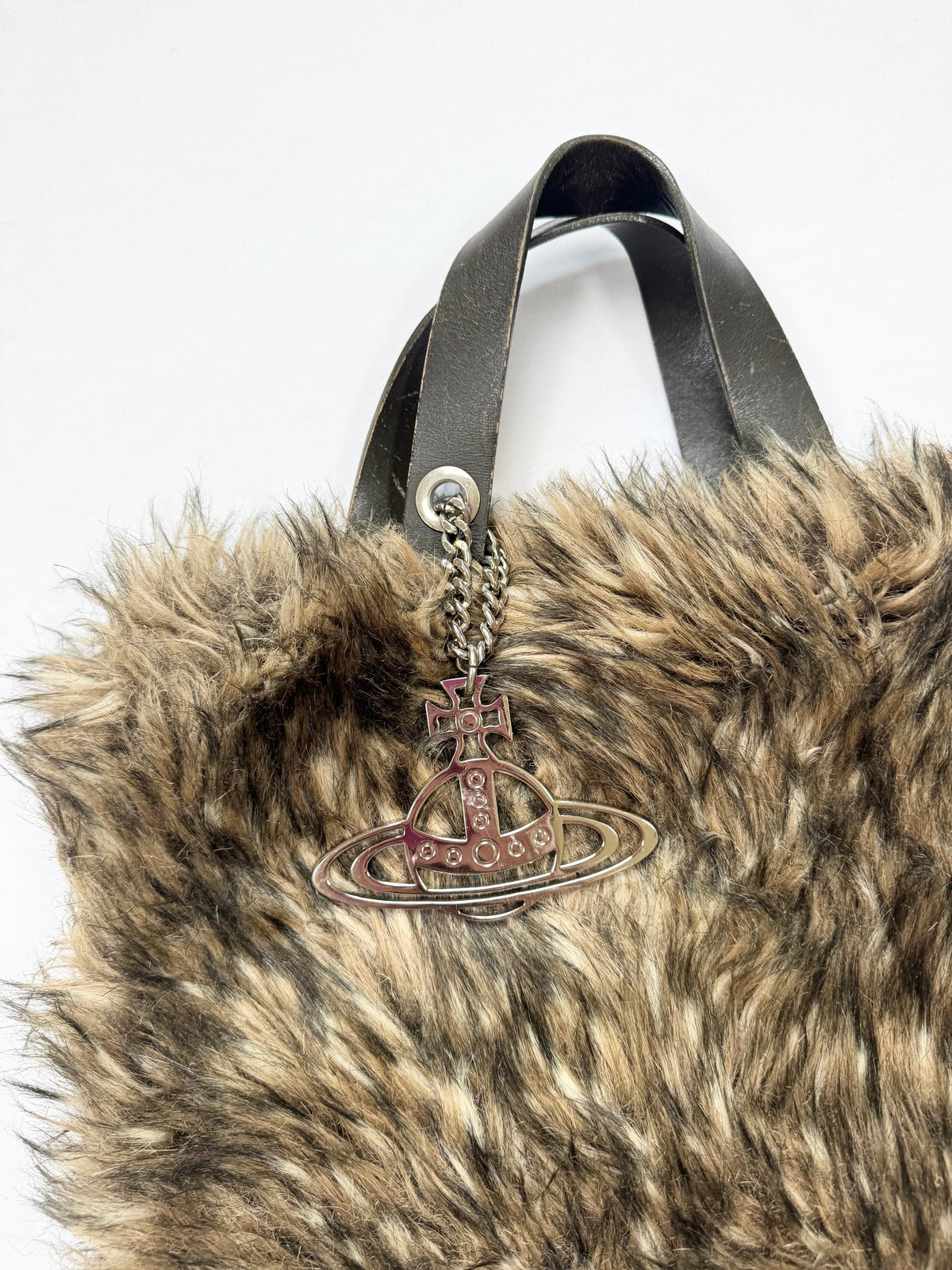 Vivienne Westwood Faux Fur Tote Bag ♡
