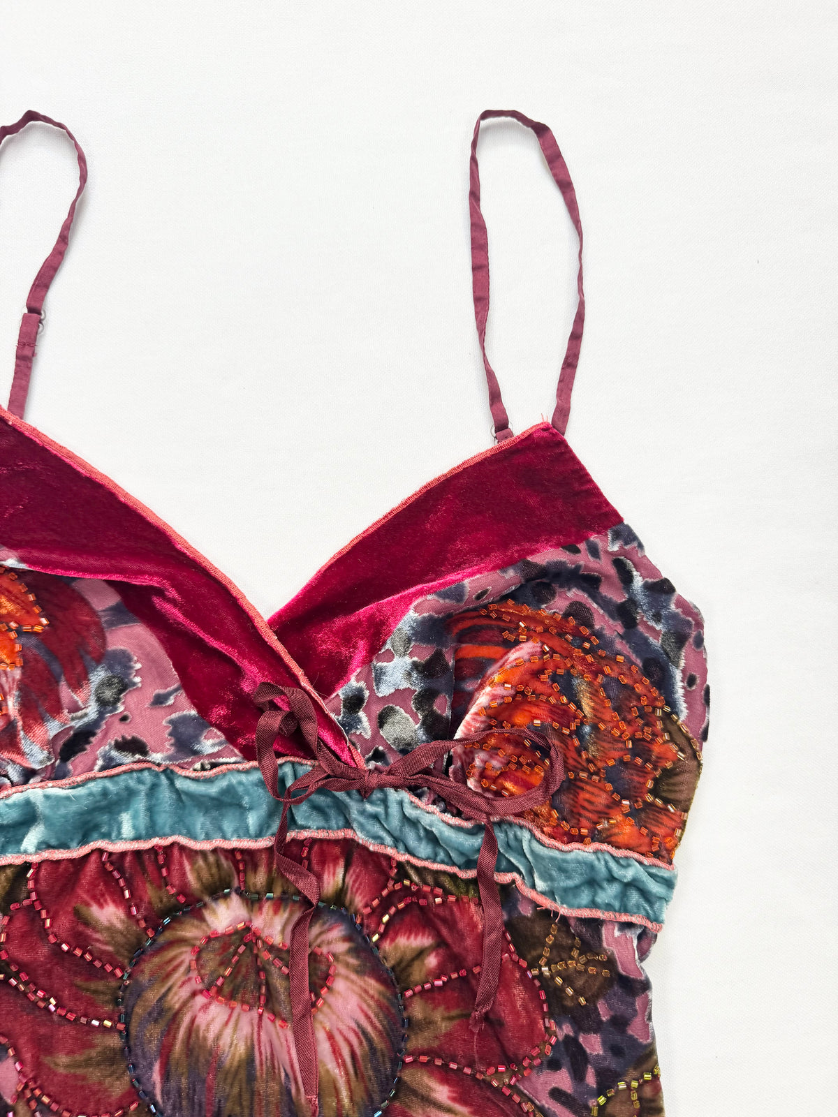Velour Beaded Cami ♡ S