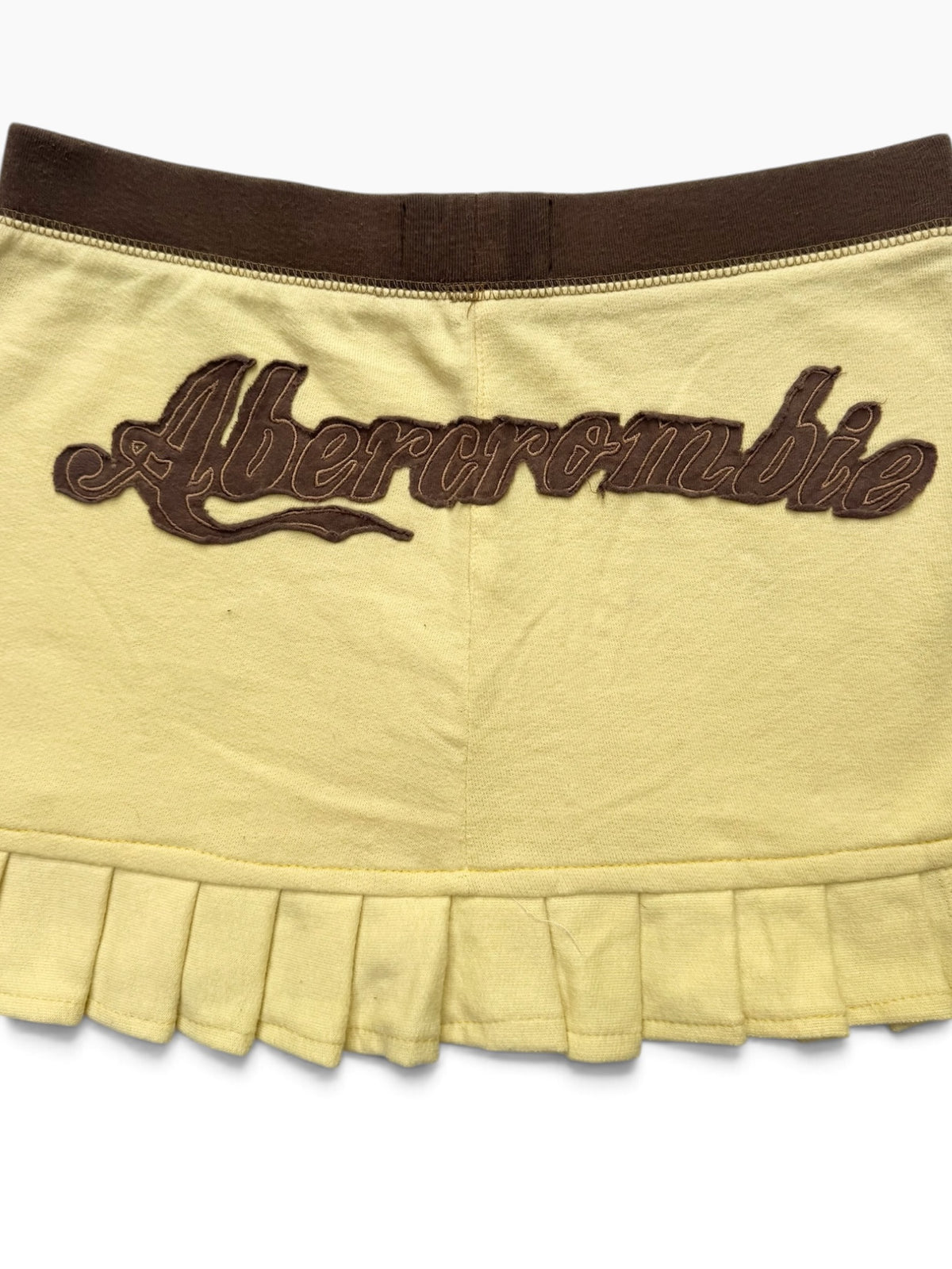 Abercrombie Yellow & Brown Mini Skirt ♡ S
