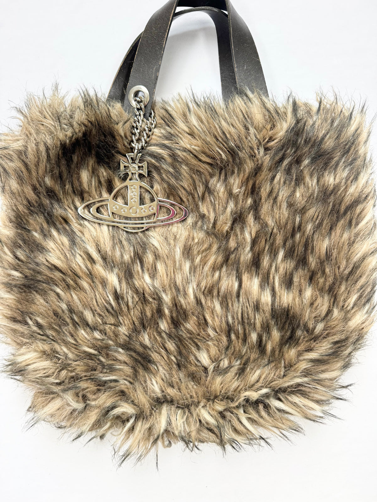 Vivienne Westwood Faux Fur Tote Bag ♡