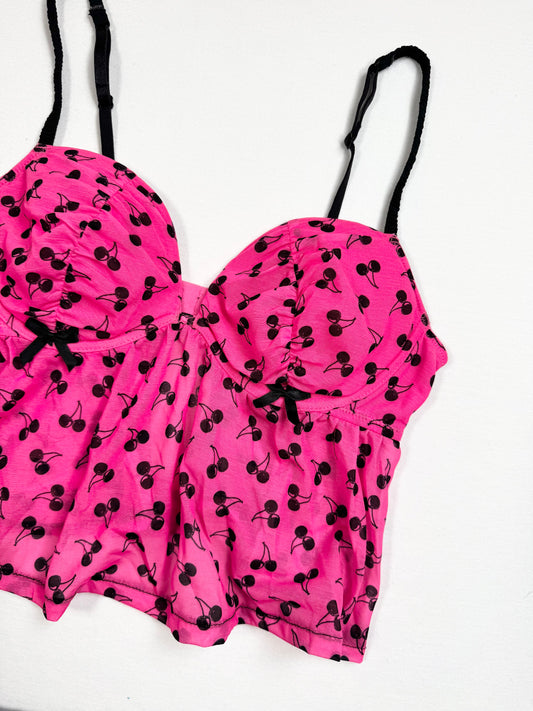 La Senza Cherry Cami & Microskirt Set ♡ XS