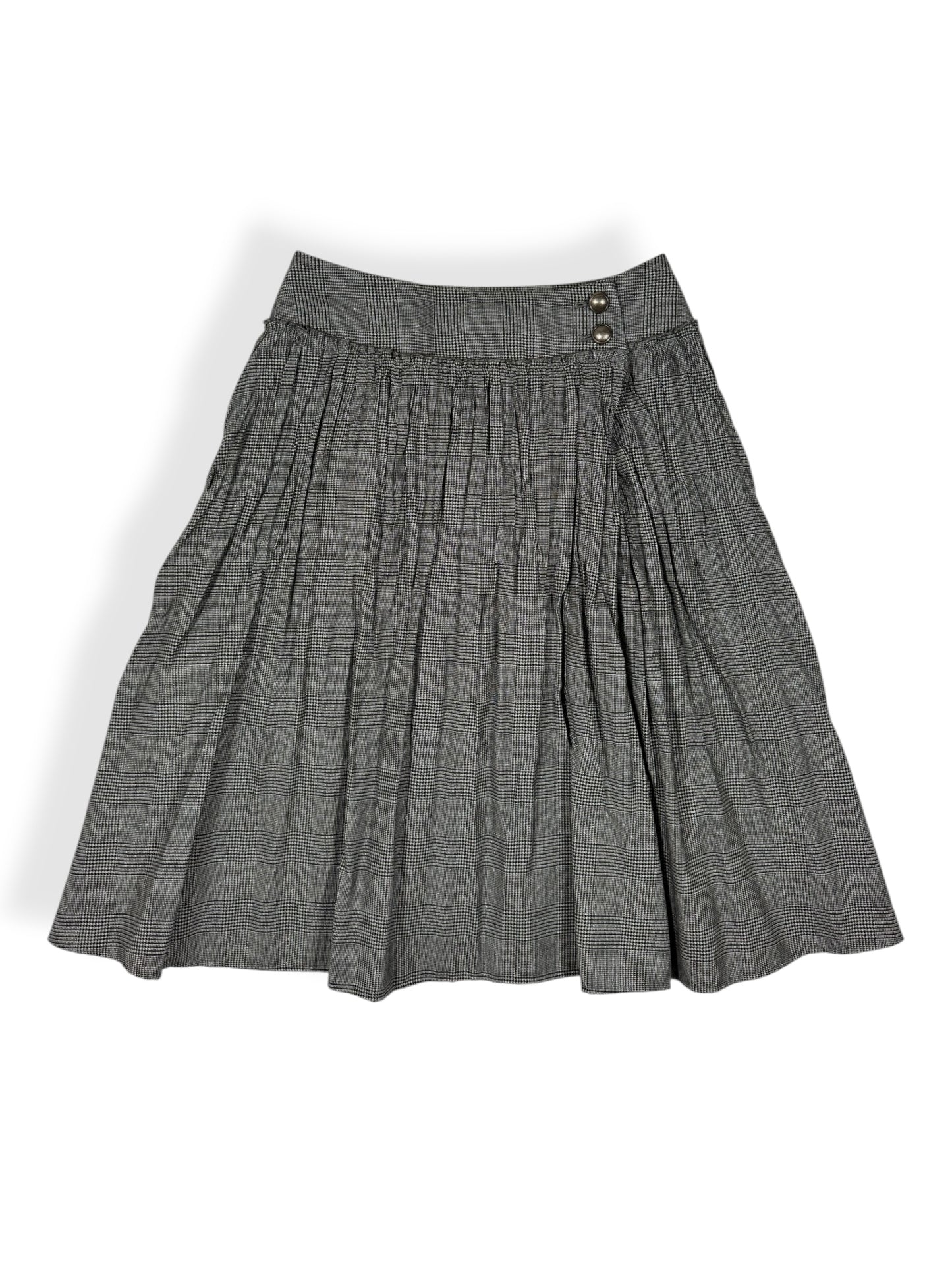 Glitter Plaid Midi Skirt ♡ Size XXS