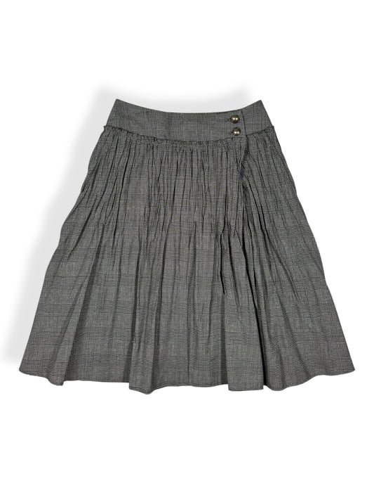 Glitter Plaid Midi Skirt ♡ Size XXS