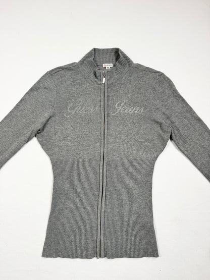 Guess Grey Zip Up ♡ M