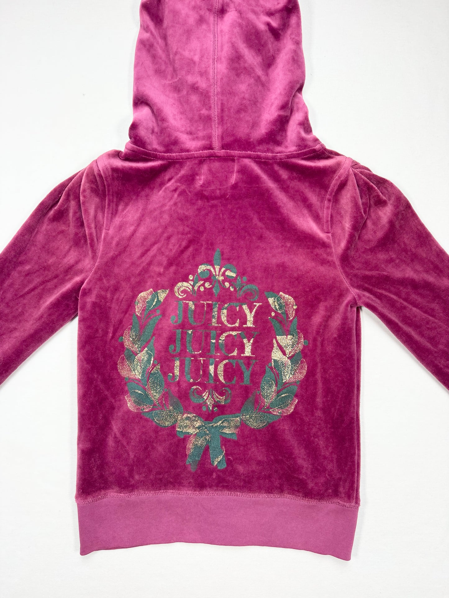 Purple Juicy Couture Fur Zip Up Hoodie ♡ XS