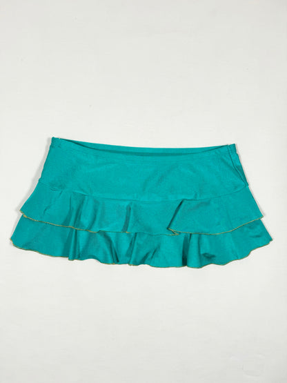 Turquoise Micro Skirt