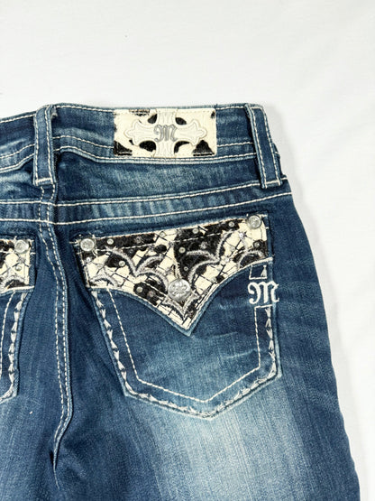 Miss Me Cow Print Jeans (26)