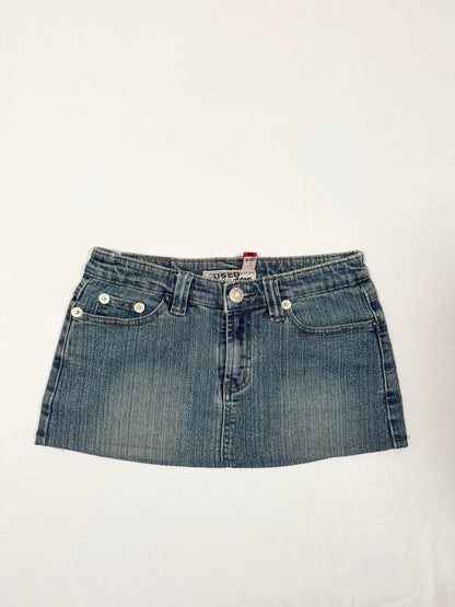 Denim Mini Skirt