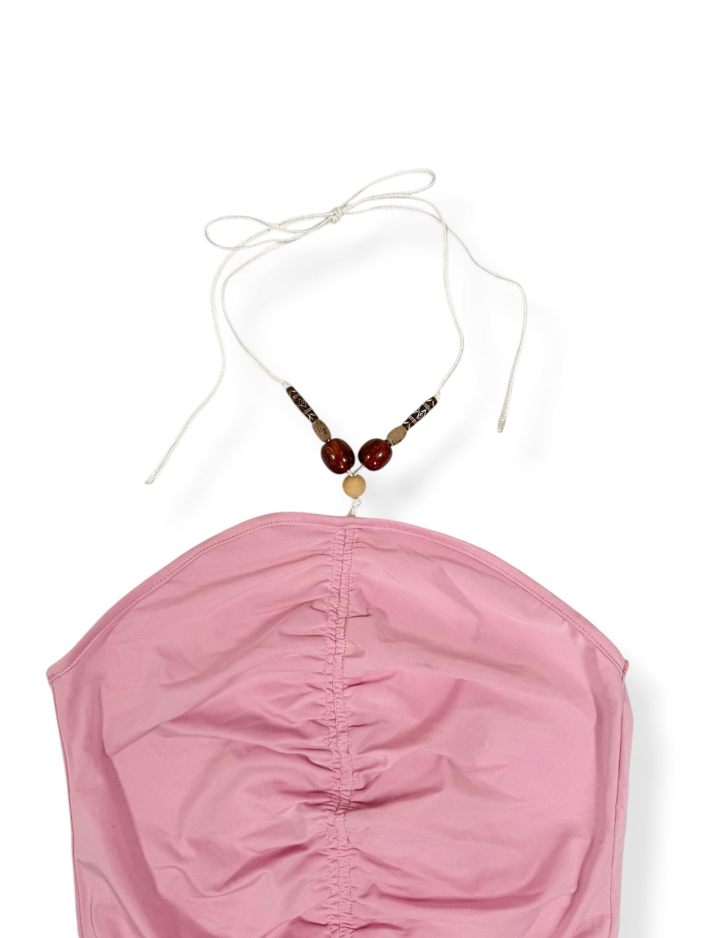 Pink Beaded Halter ♡ S