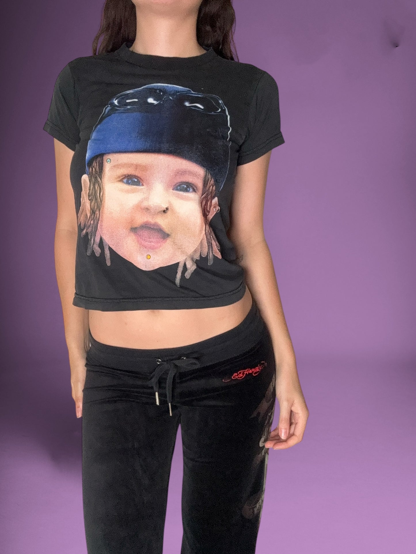 Heavy Metal Pierced Tee ♡ Size S