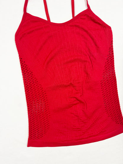 Red Fishnet Cami ♡ Size XS/S