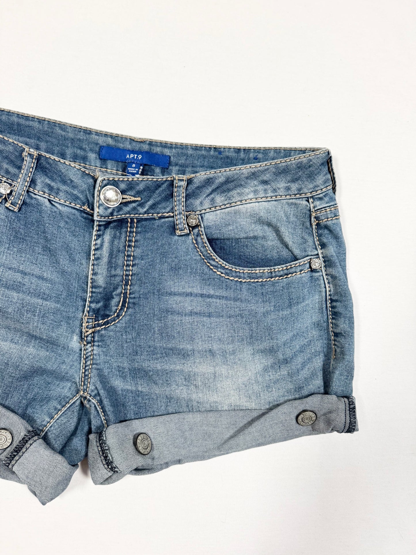 Diamanté Cross Shorts ♡ Size L