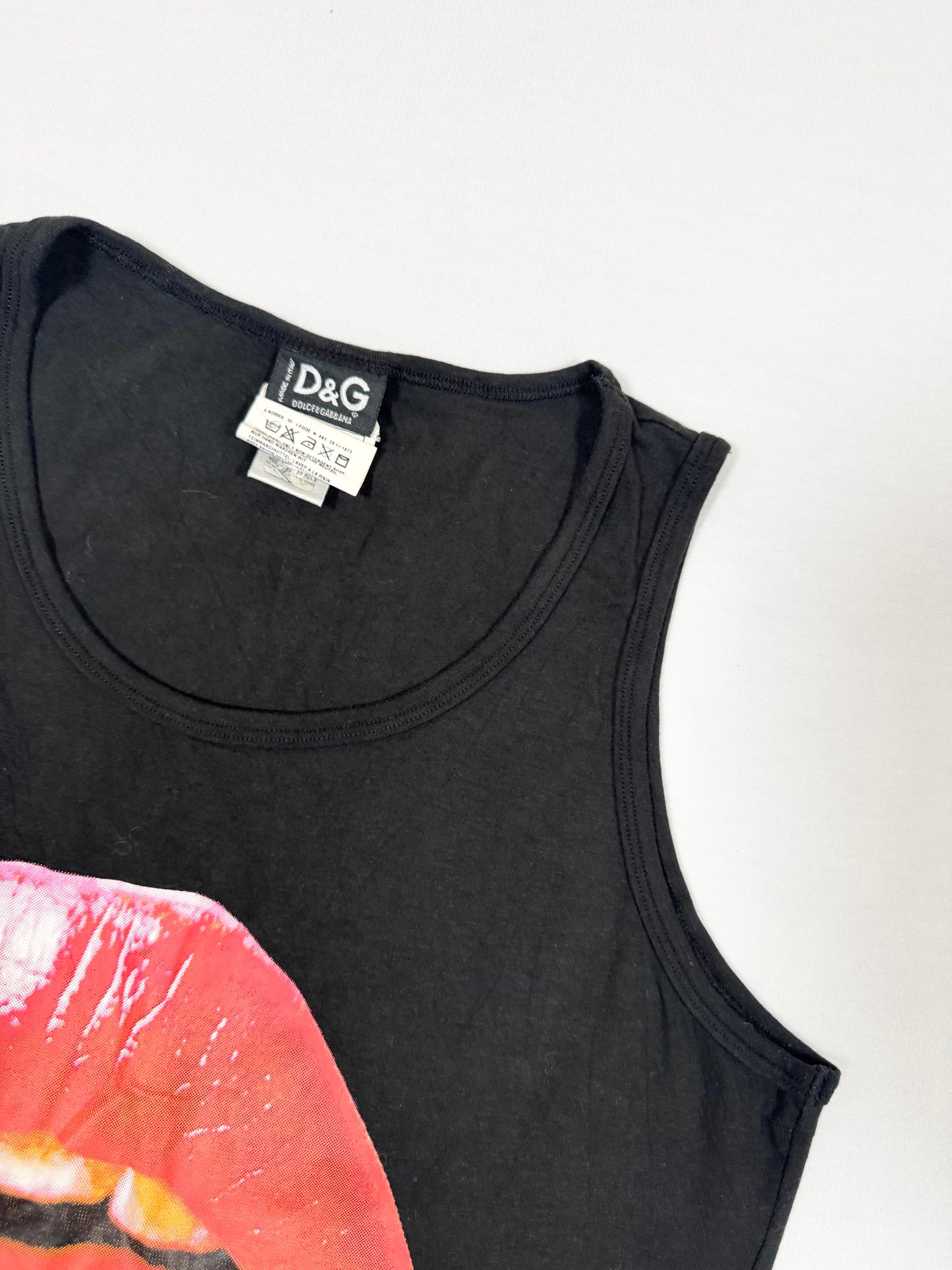 D&G Lips Corset Tank