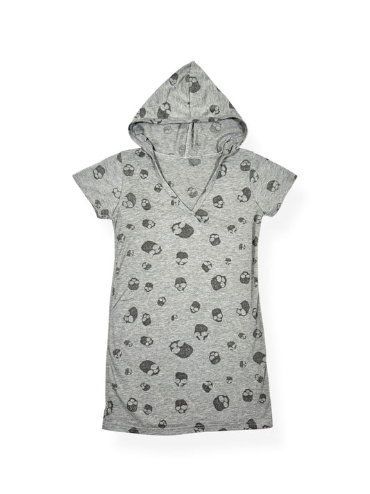 Skull Hooded Top ♡ Size S