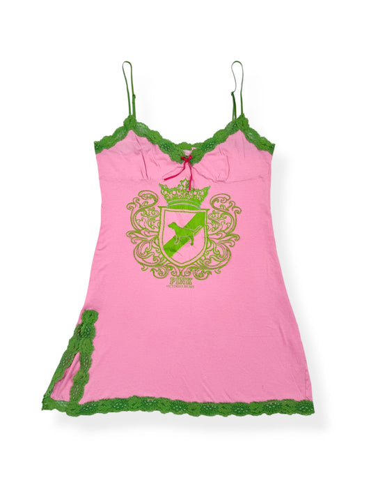 PINK Pink & Green Mini Dress ♡ S