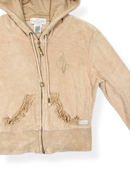 Baby Phat Towelling Zip Up Hoodie ♡ Size S