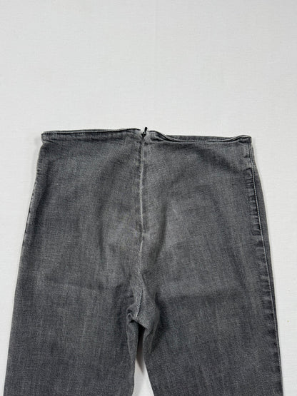 Miss Sixty Grey Denim Ruched Flared Jeans ♡ 25”