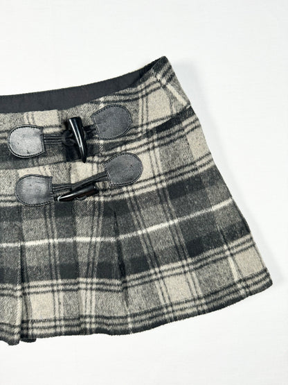 Egoist Plaid Micro Skirt