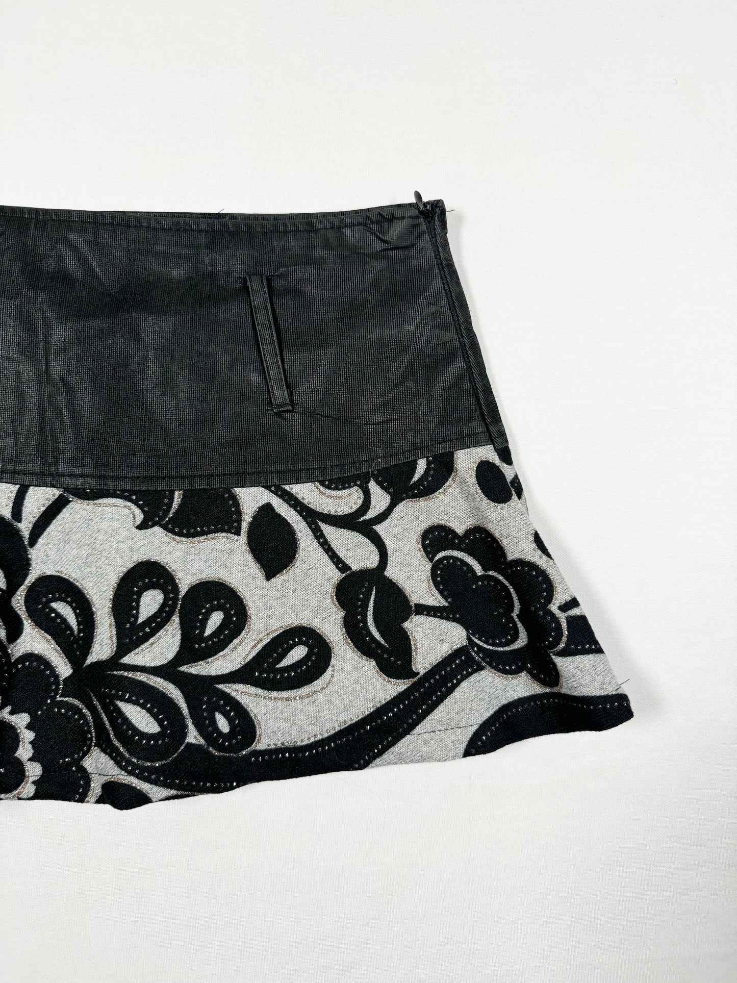 Patterned Micro Skirt